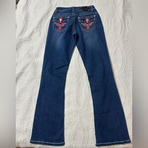 Girls 12 Wild Heart Western Embroidered Jeans